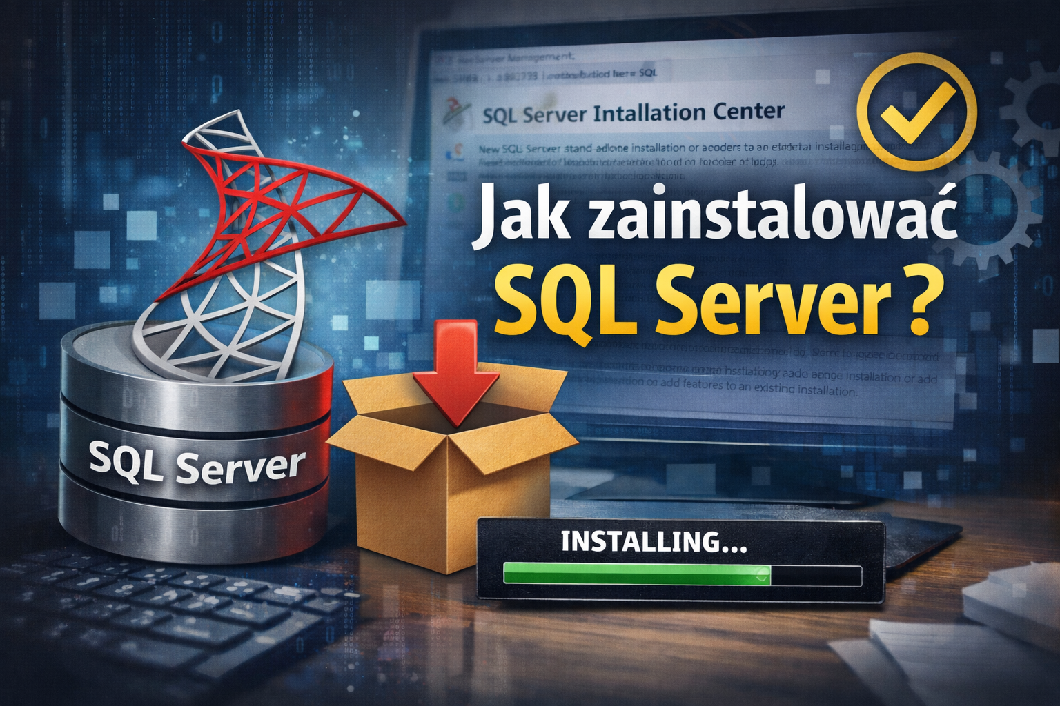 instalowanie sql
