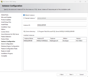 Instalacja serwera MS SQL 